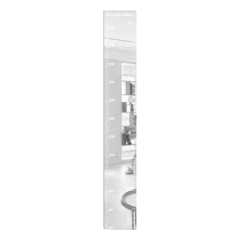 Height Measurement Wall Sticker Chart Mirror Decor Ruler 18x120cmJAS