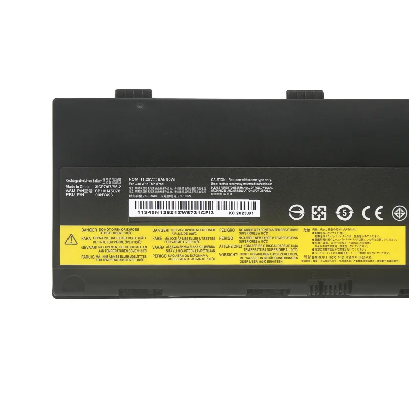 ZD L17L6P51 L17M6P51 Battery Laptop For Lenovo ThinkPad P50 P51 P52 Series 00NY490 00NY491 00NY493 00NY492 SB10H45077 9Cell 77+