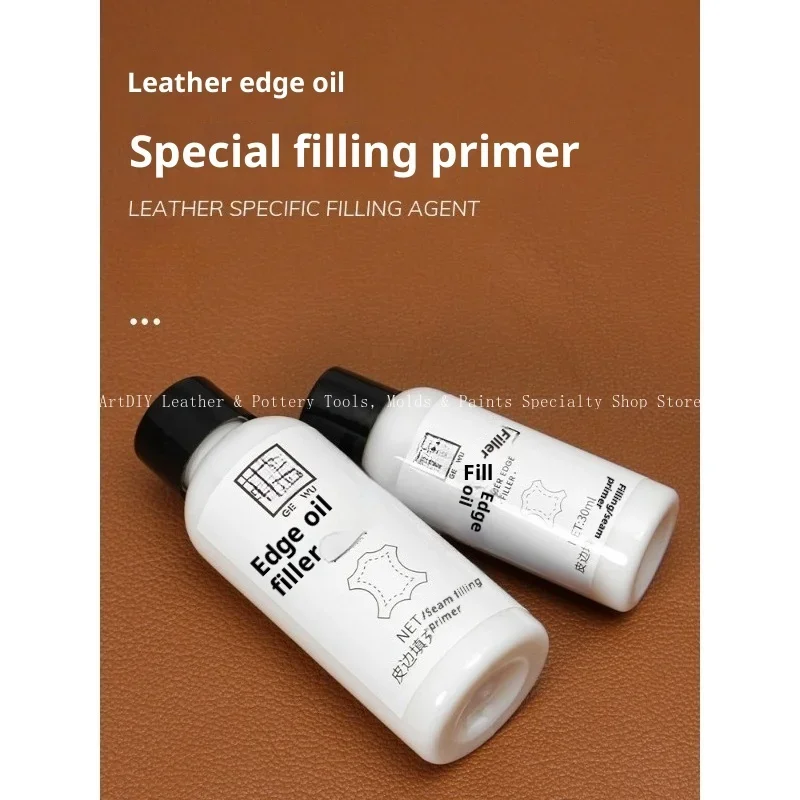 70ml/bottle Edge Oil Seal/handmade DIY Leather Filling/pre Oiled Filling and Base Filling for Leather Edges