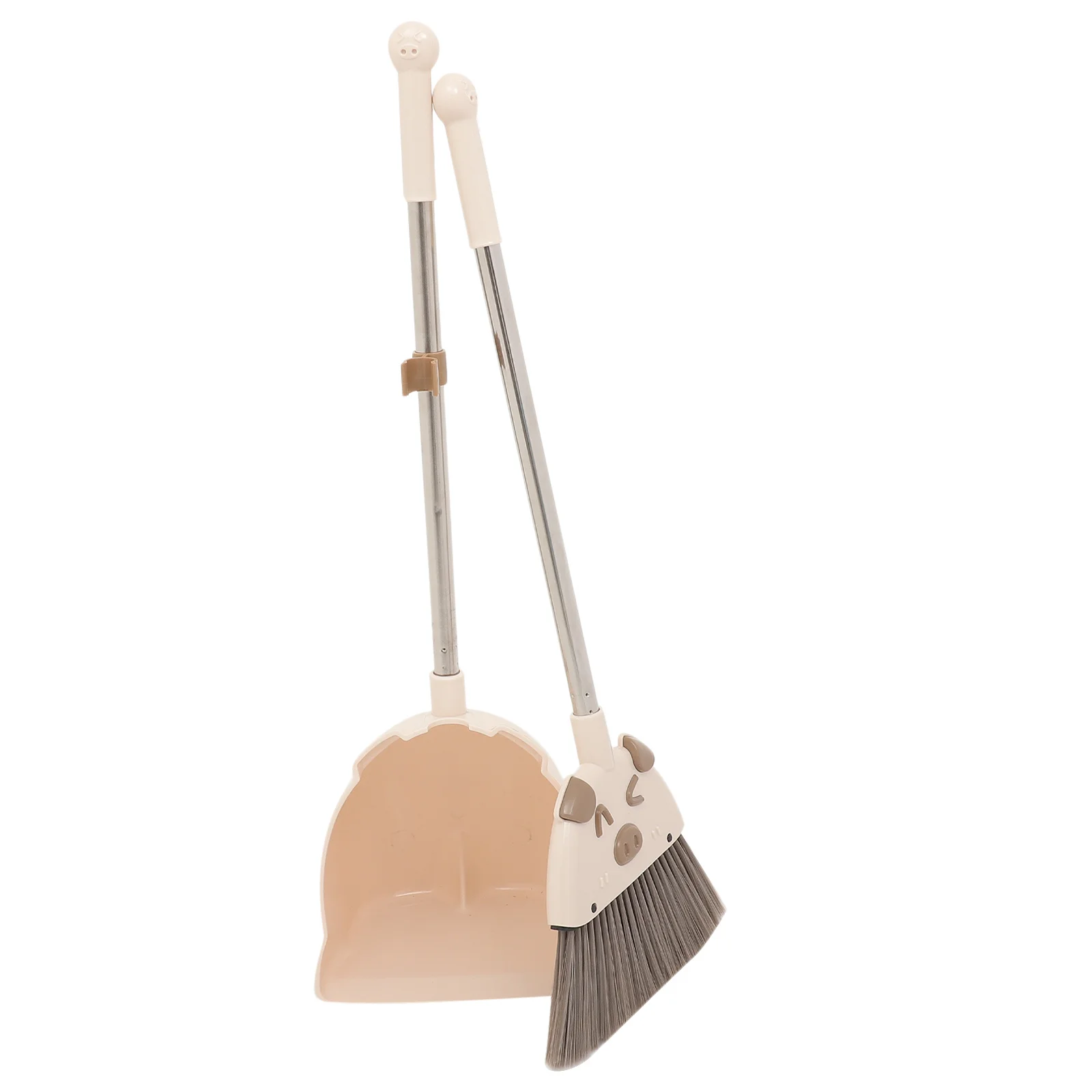 1 set 1 Set Broom Dustpan Set For Kids Children'S Cleaning Playset Small Broom Tool Toddler Housekeeping Helper Pretend Play