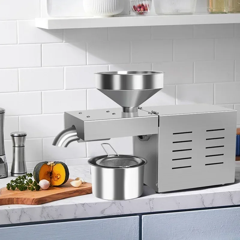 เมล็ดแฟลกซ์วอลนัท R3/R3S กดน้ำมันอุปกรณ์ในครัวเรือนควบคุมอุณหภูมิอัจฉริยะ220V/110V กดน้ำมันถั่วลิสง