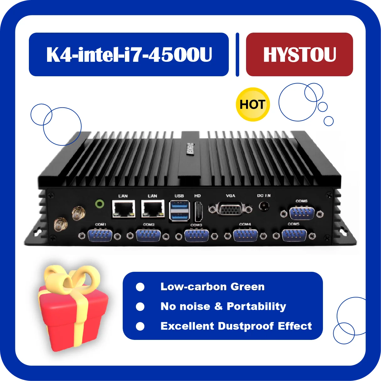 

Industrial Mini PC Intel Core i5 4200U J4125 HDMI VGA i7 4500U RS232 485 COM Linux Windows 10 Desktop Computer support 3G/4G ite