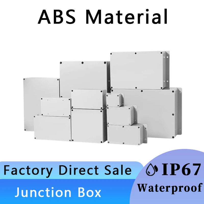 

Outdoor Electronic Housing IP67 Waterproof Junction Box F-type ABS New Material Plastic Case Instrument Project Enclosure