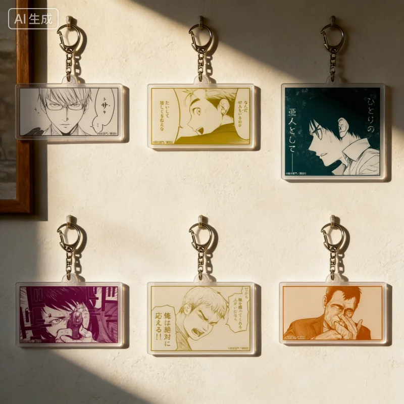 Anime Ajin: Demi-Human 6cm Acrylic Pendant Keychains bag decorations Exquisite Products Accessories Goods Collection Souvenir