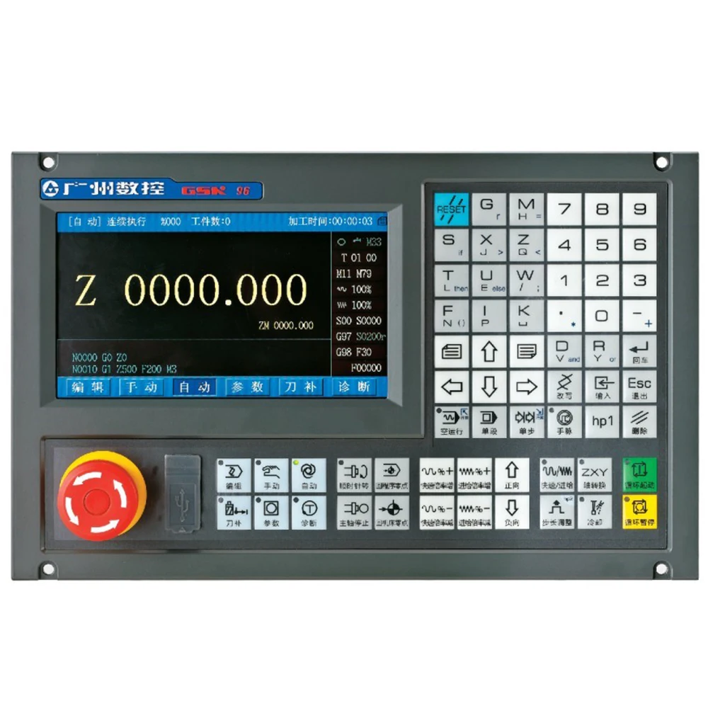 GSK-96 Guangzhou CNC controller of machine tool CNC controller 3 Axis With USB interface;