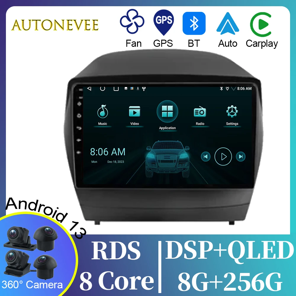 

DSP For Hyundai ix35 2 Tucson 2 LM 2009-2015 Video Player Android Auto Car Radio GPS Navigation Multimedia Stereo BT No 2din DVD