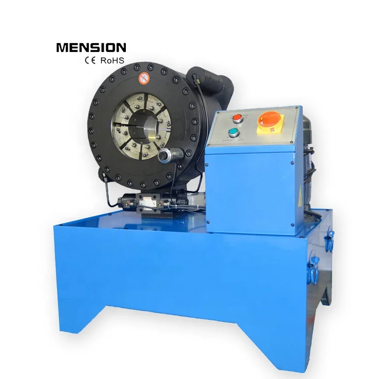 Mension New Model 4 Inch Hydraulic Hose Crimper Hydraulic Hose Press Machine Good Price 2 Inch Hose Crimping Presse Hydraulique