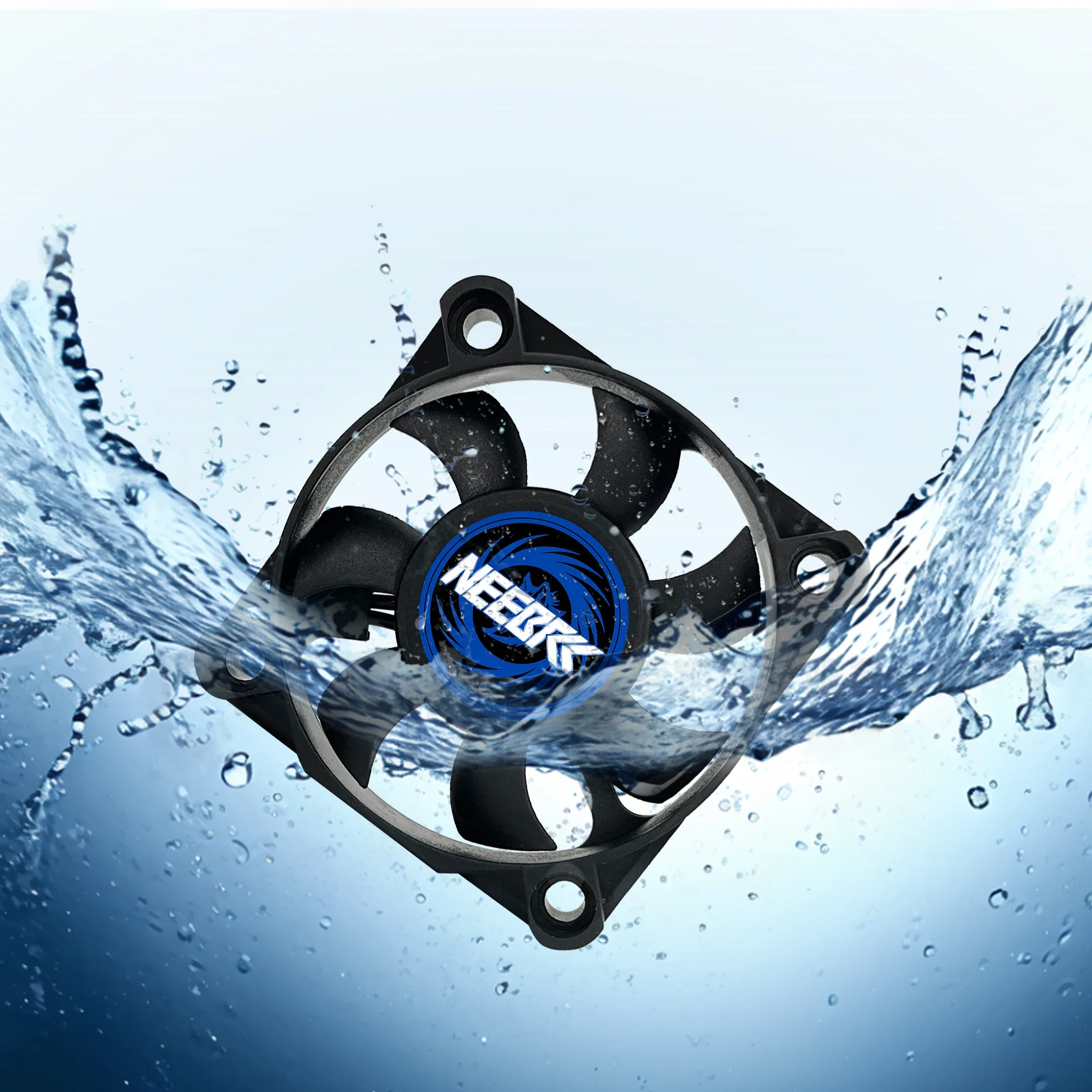 NEEBRC 25/30/35/40/45/50mm RC Motor Cooling Fan High Wind Rapid Heatsink 10000-30000RPM 5V-12V JST Plug for 28/36/42mm Motor ESC