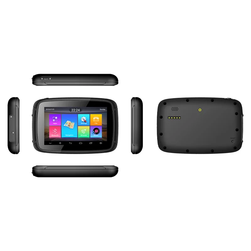 

5-Inch outdoor sunlight visual intelligent navigator, waterproof grade IP67GPS for motorcycle and battery car