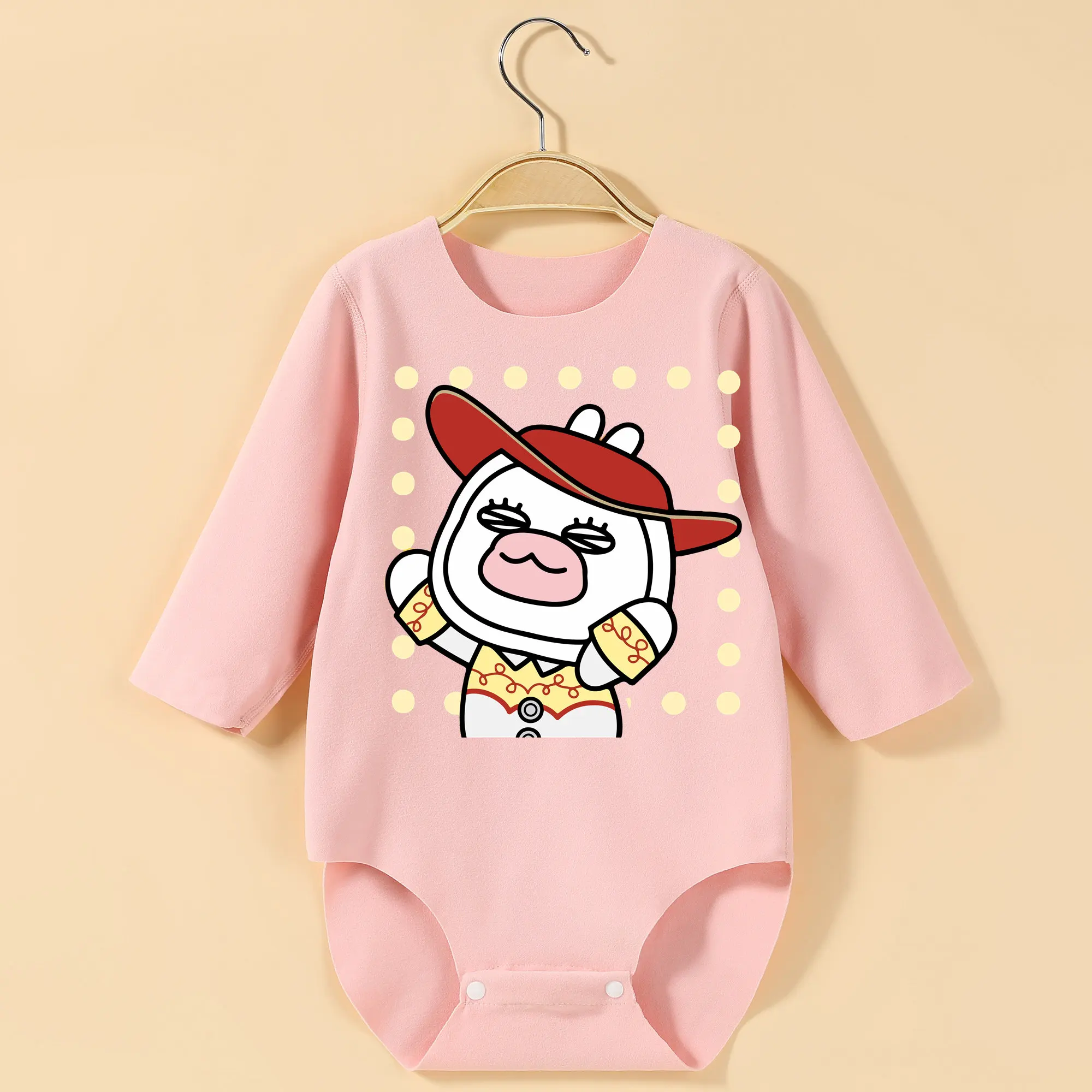 

Toy Story Cartoon Let's Go Buzz Lightyear Long Sleeves Baby Bodysuit Onesie for Height 60-90CM Baby Cloths Comfortable Jumpsuit