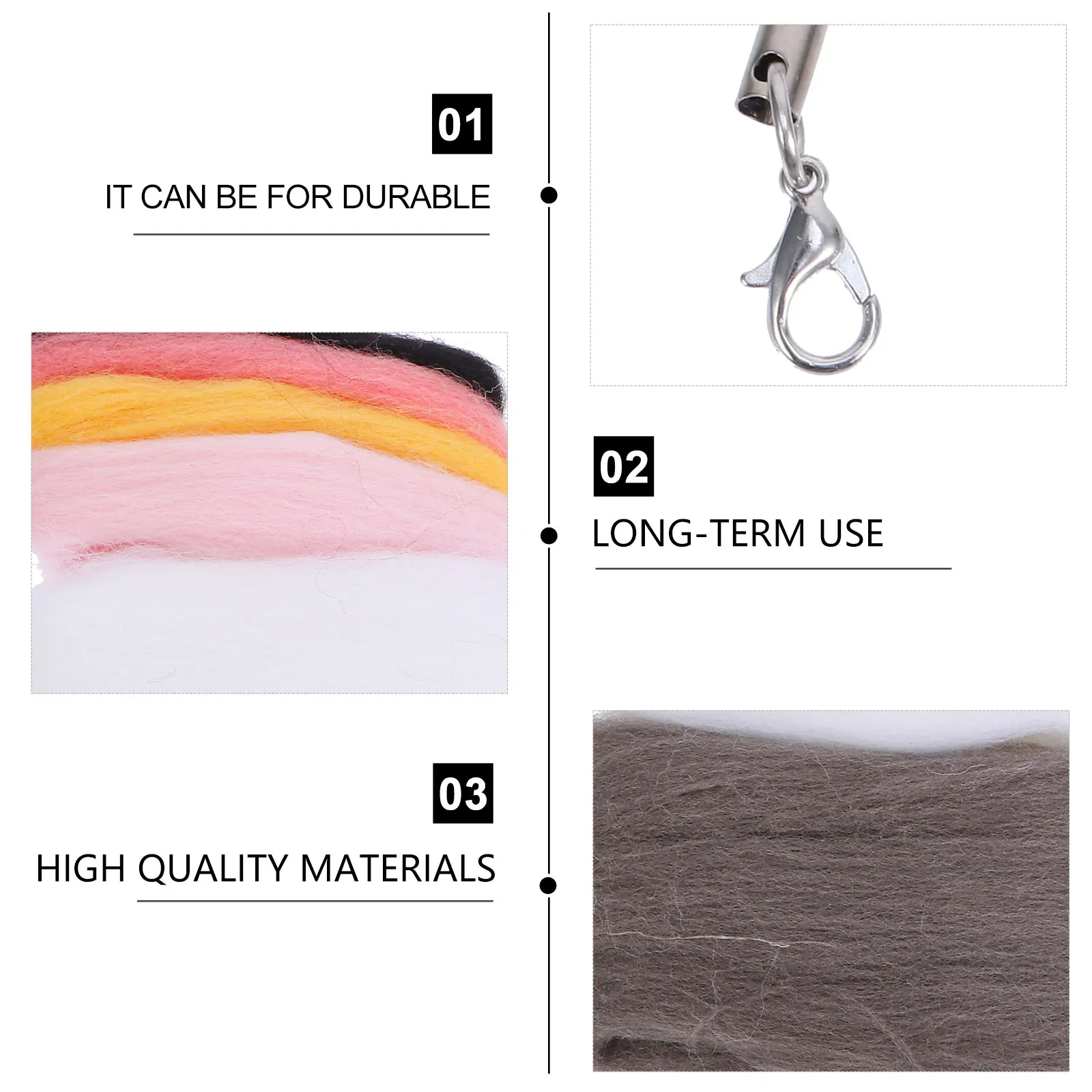 

1Set DIY Wool Felting Decoration Penguin Craft Set Easy DIY Project with Good Texture Needle Felting Kit Penguin Needle Felt Kit