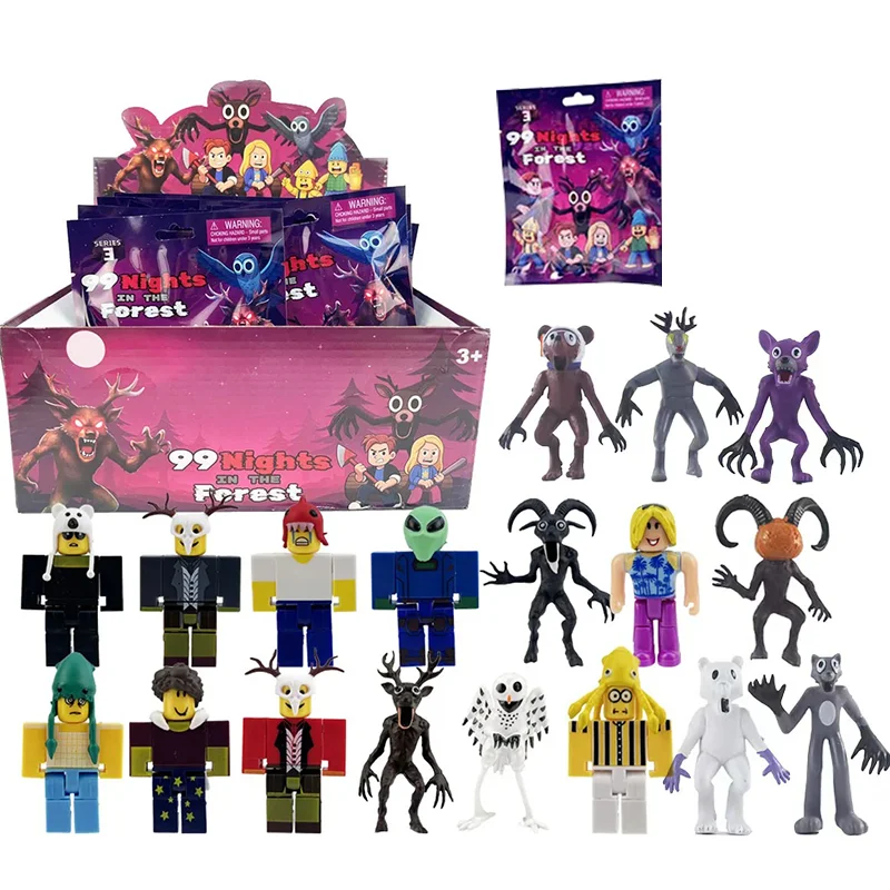 18 Stylów Figurki Roblox Zabawki Modele Wirtualny Świat Opakowanie Blind Box 99 Noców w Lesie Figurki Prezenty dla Dzieci
