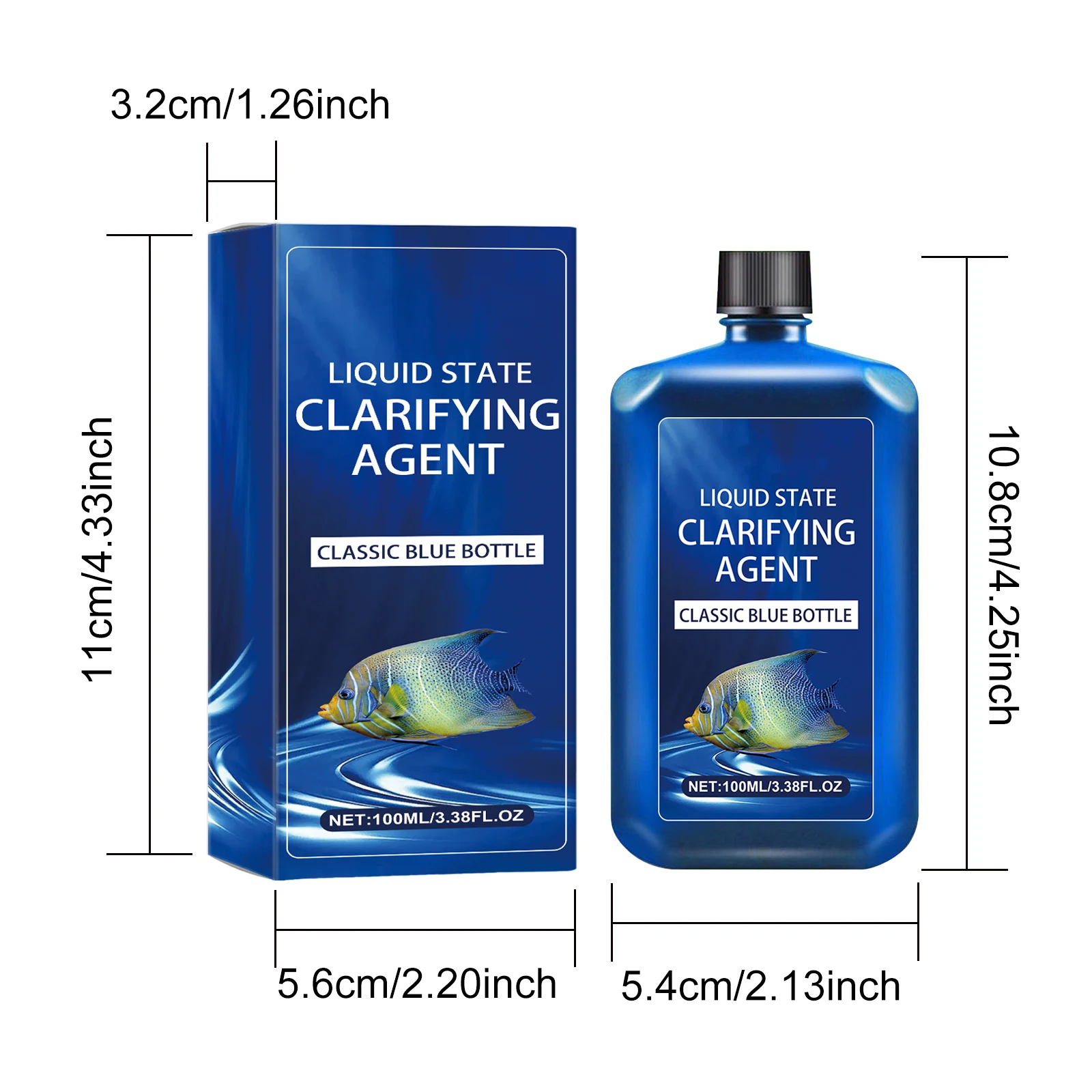 1pc 100ml Aquarium Water Clari - Planted Aquarium Freshwater recension och pris