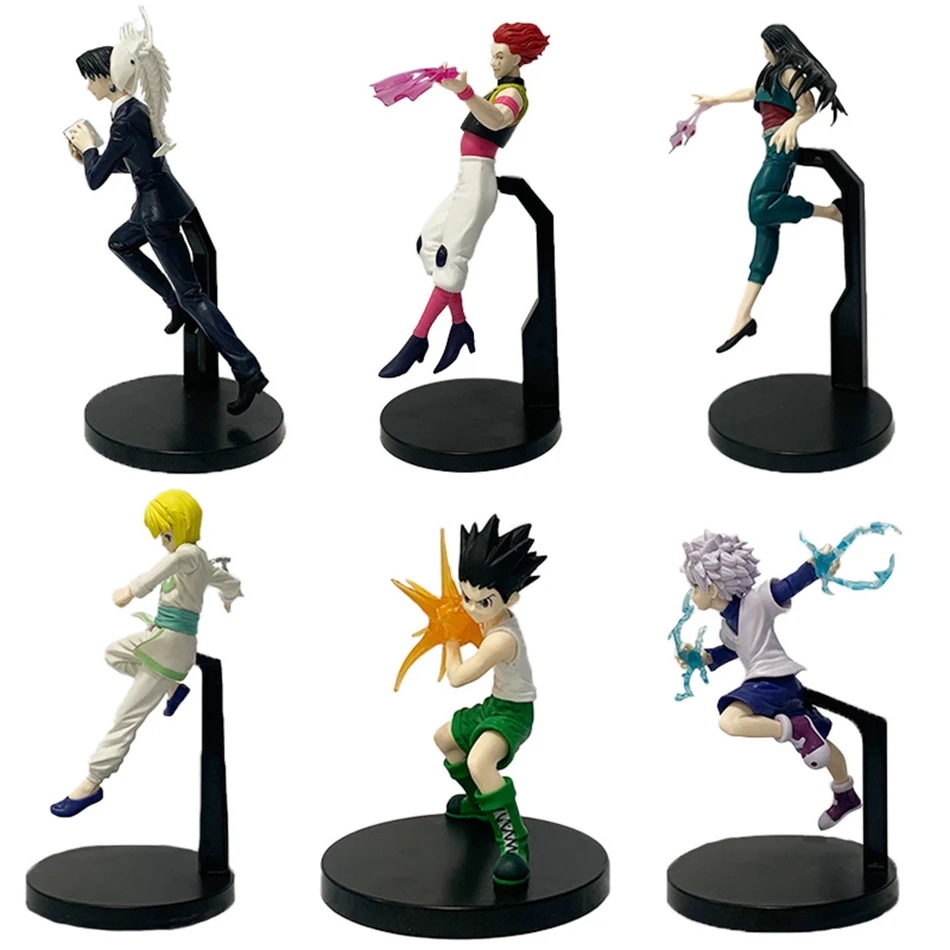 15-23cm Hunter x Hunter Chrollo Lucilfer Anime Figure Hisoka  Action Figure Killua Zoldyck Kurapika Figurine Collectible Model T