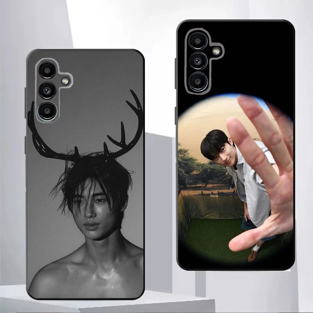 Actor B- Byeon Woo Seok Phone Case For Samsung Galaxy A13,21s,22,31,32,52,53,71,80,91 Black Soft Cover