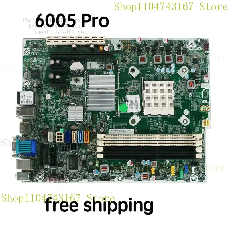 

531966-001 для материнской платы HP Compaq 6005 Pro MT 503335-001, материнская плата, 100% протестирована, полностью работает