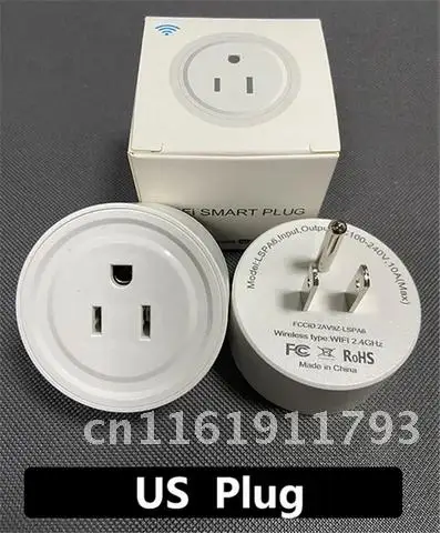 WiFi Smart Plug 16A EU Brazil Socket Wireless Remote Voice Control Power Energy Monitor Outlet Timer Works for Alexa Google Home