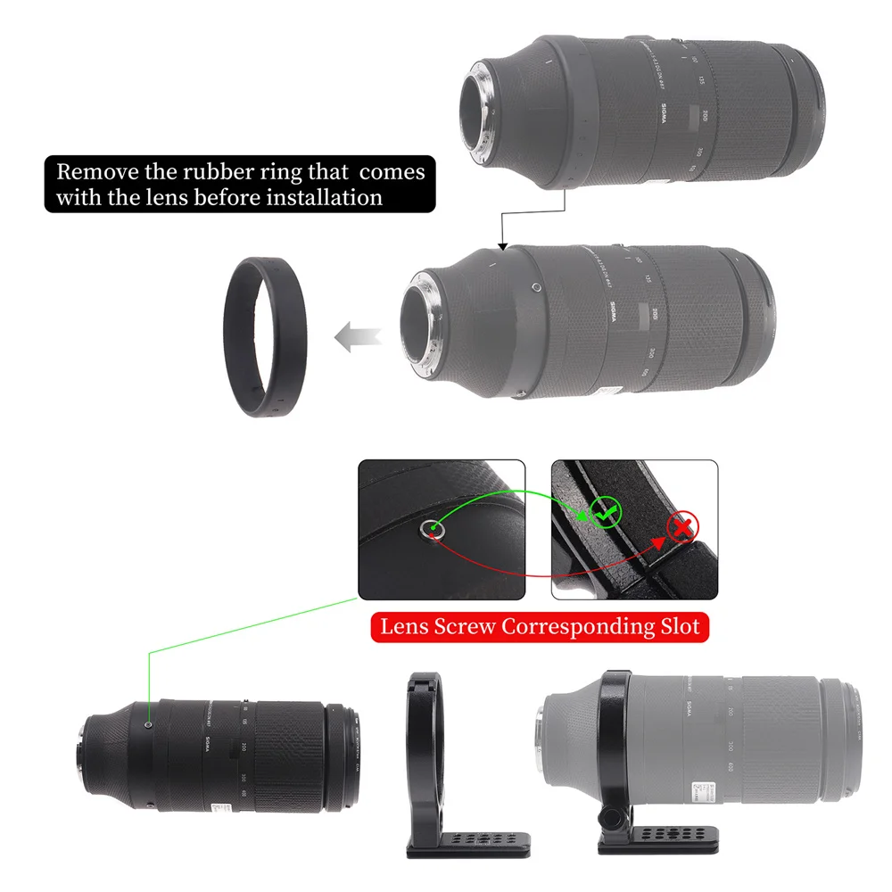 Jl-23 Lens Tripod Mount Is Suitable for Sigma 100-400Mm/105Mmf1.4Dg Hsm Lens