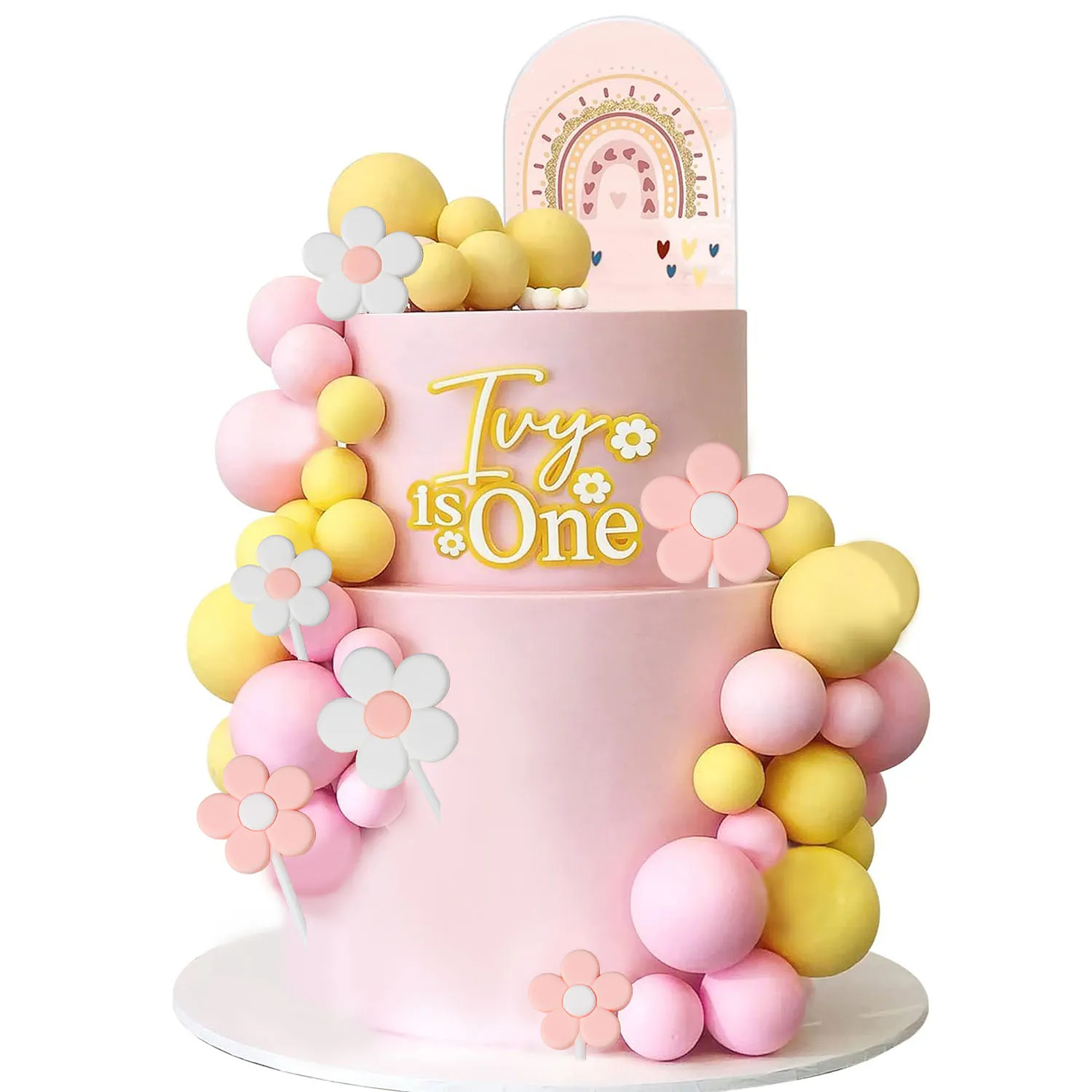 Ball Cake Topper Dekorationen Mini Luftballons Kuchen Topper Sticks Bälle Kuchen Dekorationen für Hochzeit Geburtstag Kuchen Dekorationen