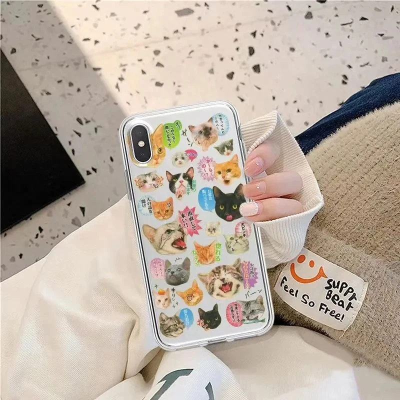 Vintage Bear Animals Phone Case For iPhone 16 15 14 11 12 13 Pro Max Plus Mini 7 8 SE X XS XR Clear Mobile Case