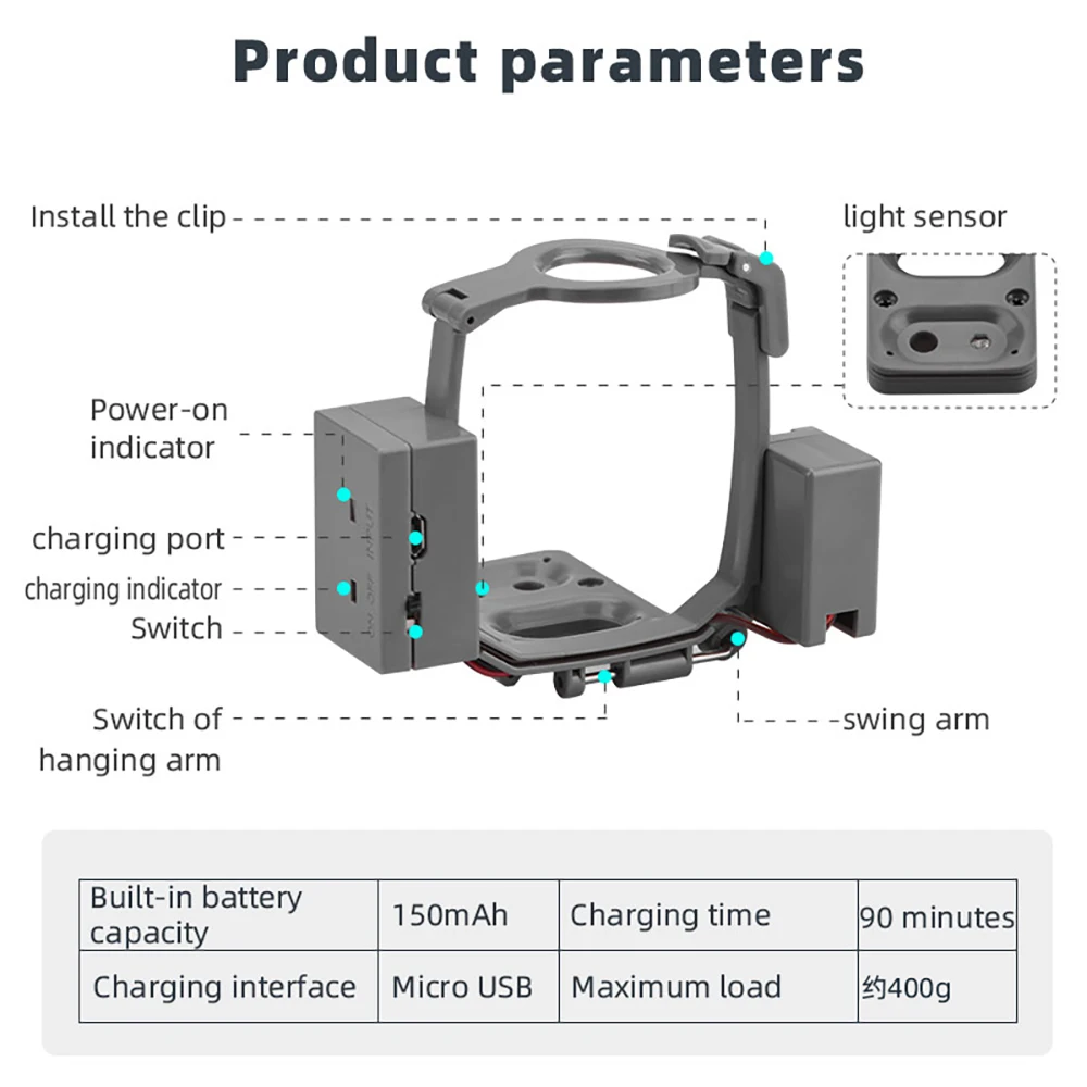 Airdrop System for DJI Mavic 2 Pro/Zoom Drone Quick Release Thrower Fishing Bait Gift Remote Rescue Wedding Ring