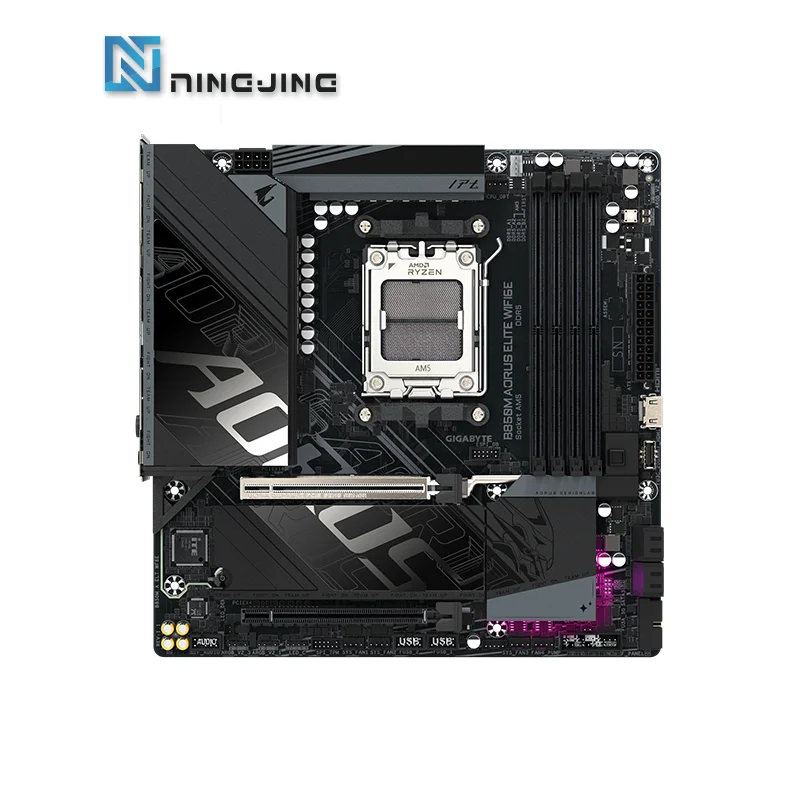 GIGABYTE GA B850M AORUS ELITE WIFI6E اللوحة الأم الجديدة مايكرو ATX AMD المقبس AM5 AMD B850