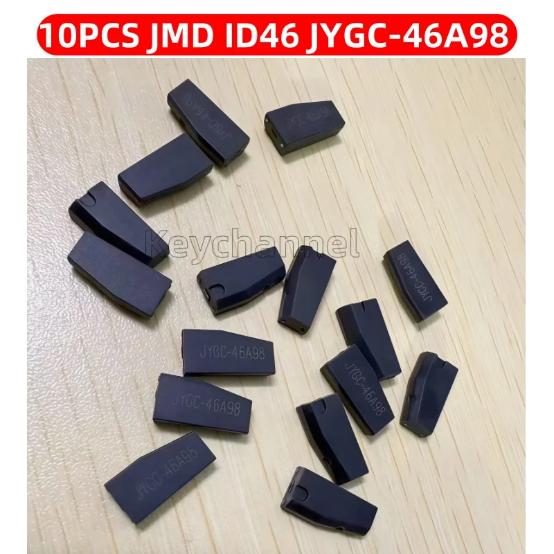 

keychannel 10pcs/lot JMD ID46 Car Key Chip Brank New Original JYGC Copy ID46 Transponder Chip for JMD Tool Handy Baby