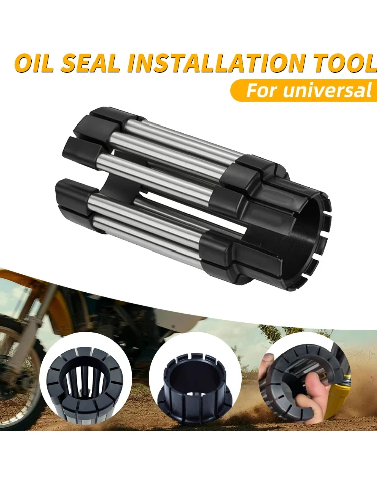 AliExpress JFGRACING Motorcycles 37-51MM Front Fork Oil Seal Driver Tools Guide Sleeve Tools Wrench For EXC SX XC CRF KLX YZ Dirt Bike Universal Part