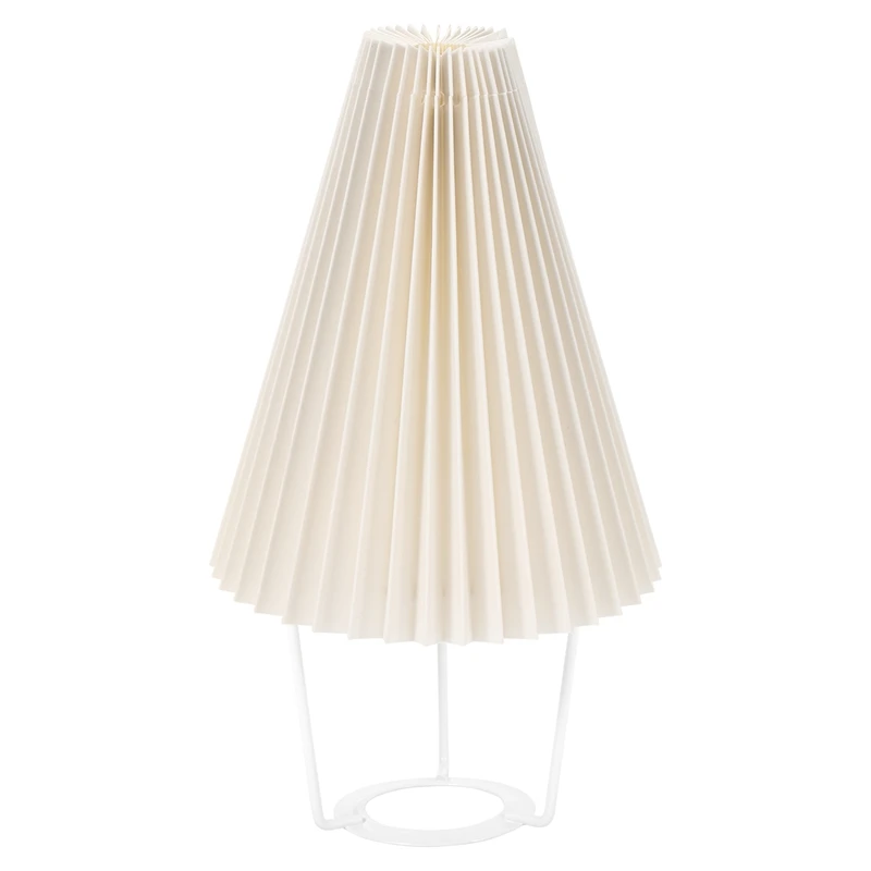 

A27R-Pleats Lampshade Table Lamp Standing Lamps Japanese Style Pleated Lampshade Creative Desk Lamp Shade Bedroom Lamps