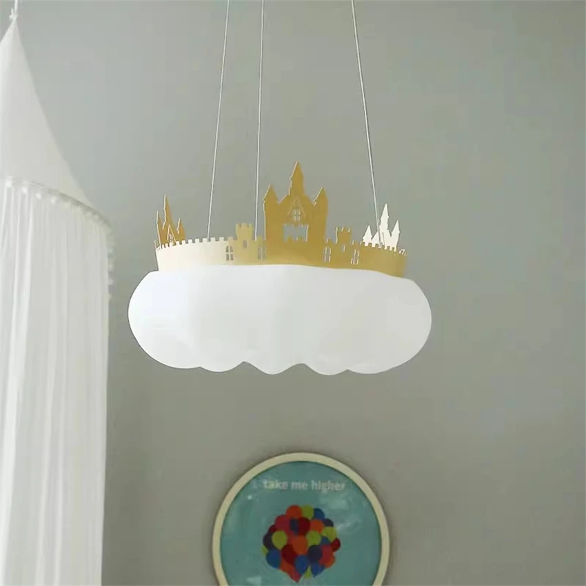 Sky City Kids Room Cloud pendant lights Bedroom Light Nordic Girl Boy Cartoon Modern Restaurant pendant lamps decor Fixtures