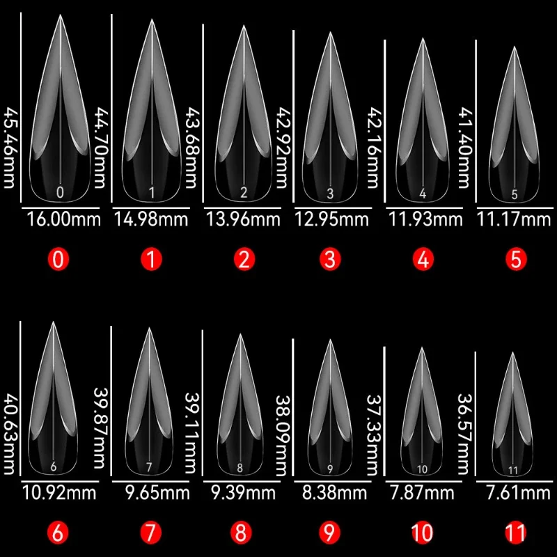 منحني خنجر شكل الأظافر لتمديد الأظافر من ثلاثية الأبعاد القط النسر مخلب النحت الاكريليك الأظافر غطاء كامل قوالب مسمار نصائح الشكل العلوي #2