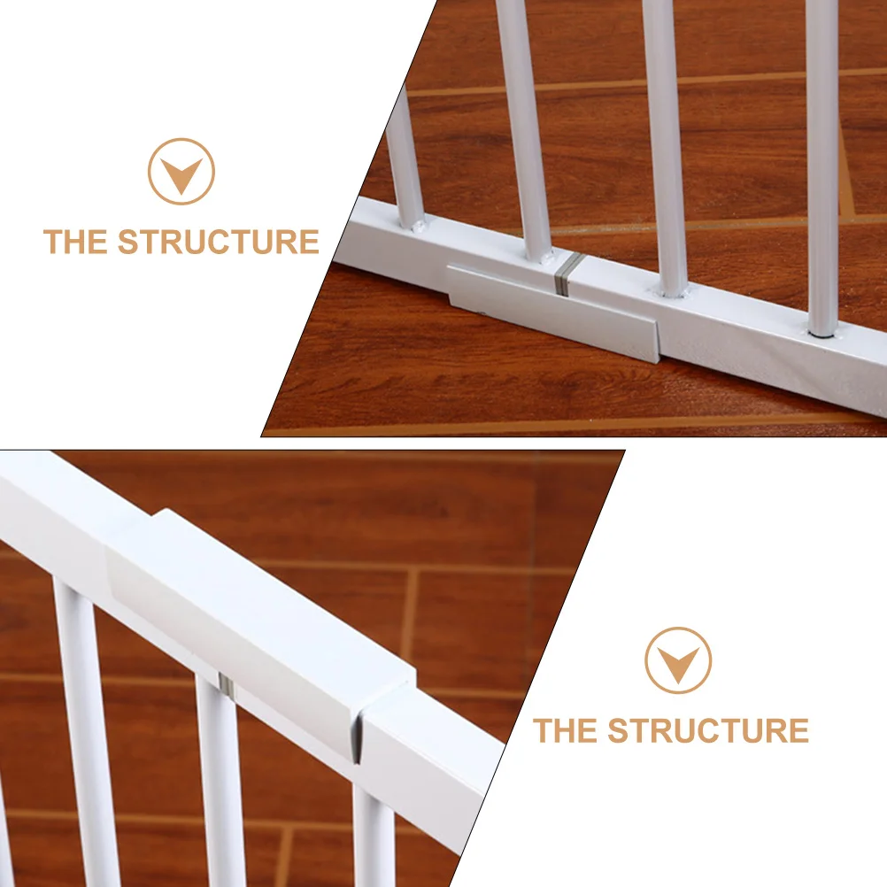 

6pcs Pvc Reinforcement Groove Pet Gate Support Feet Durable Fence Support Feet For Baby Dog Gate Indoor Outdoor Safety