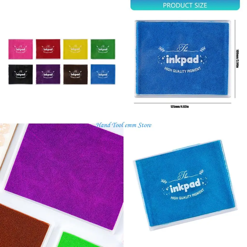 

H37F Моющаяся чернильная подушечка для изготовления карточек, альбомов, перманентная чернильная подушечка для дерева, бумаги,