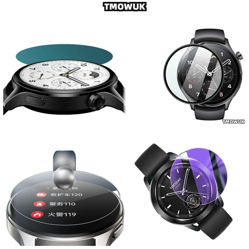 

For Xiaomi Watch S1 S3 Pro S4 Sport Robust Tempered Glass Screen Protector: HD Anti - Scratch 9H Hardness Ultra - Thin Film
