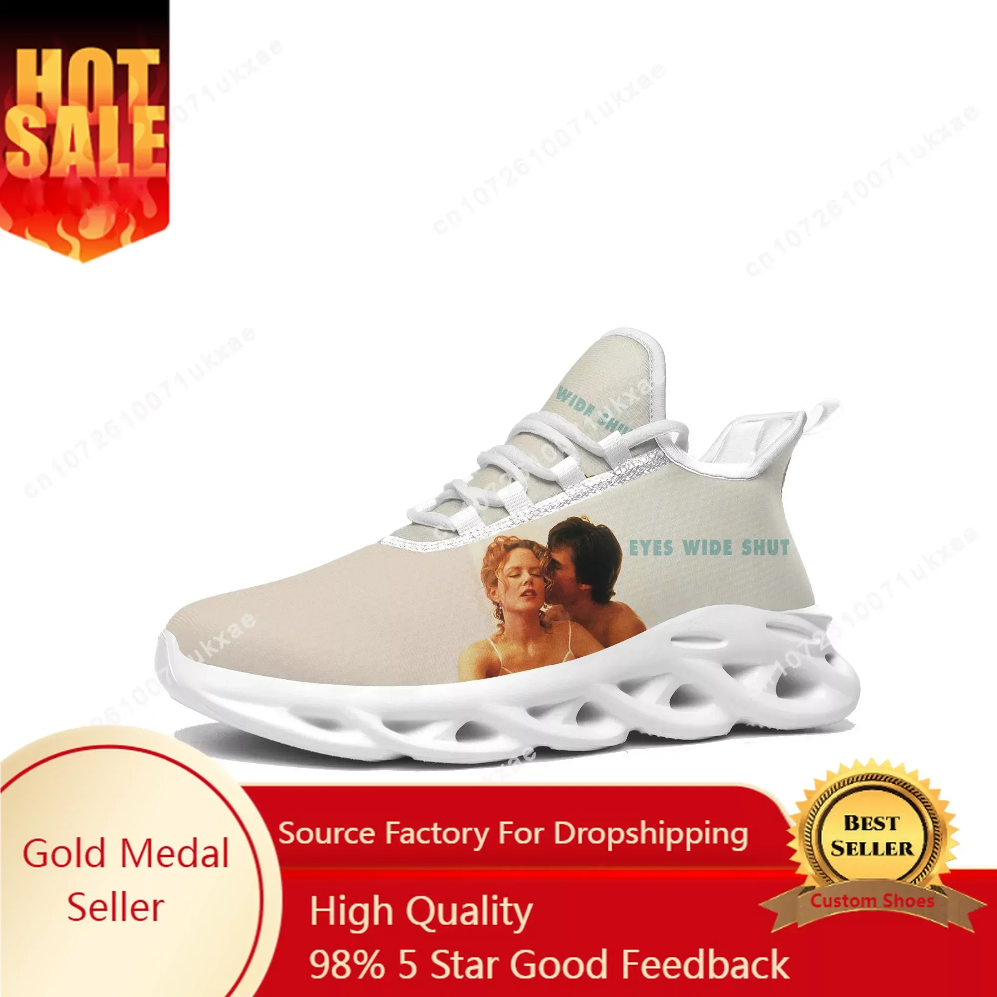 

Eyes Wide Shut Flats Sneakers Mens Womens Sports Shoes High Quality Tom Cruise Sneaker Lace Up Mesh Footwear custom made Shoe