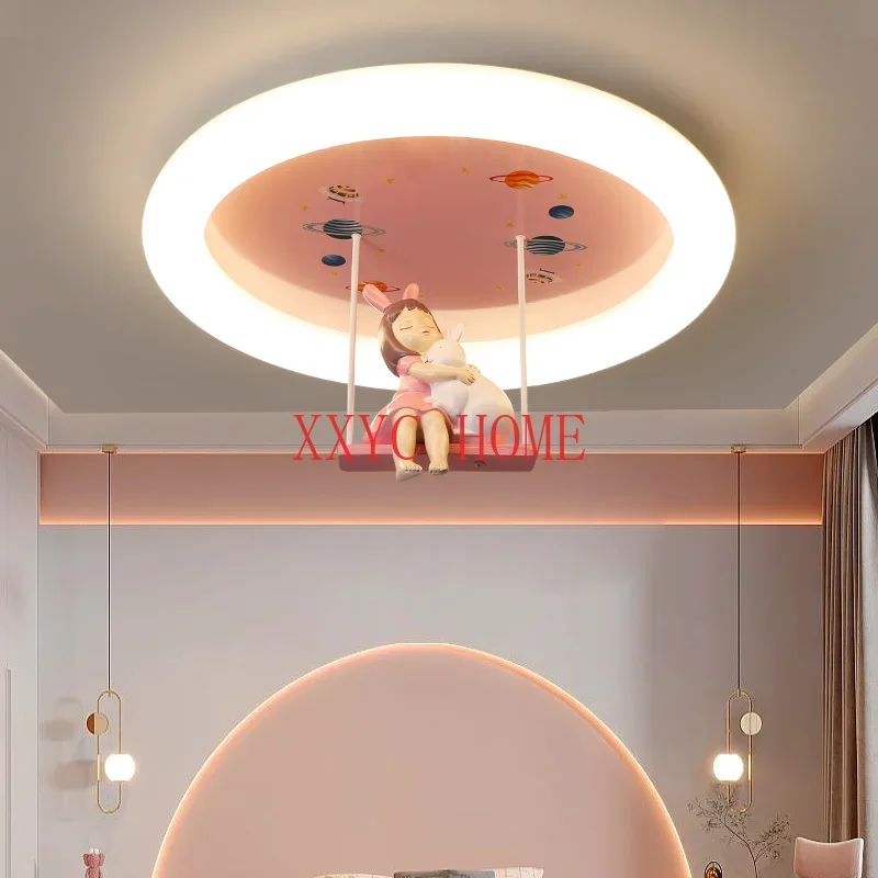 

Children's room ceiling light girl's room eye protection LED light modern simple cartoon creative fashion princess bedroom lamp