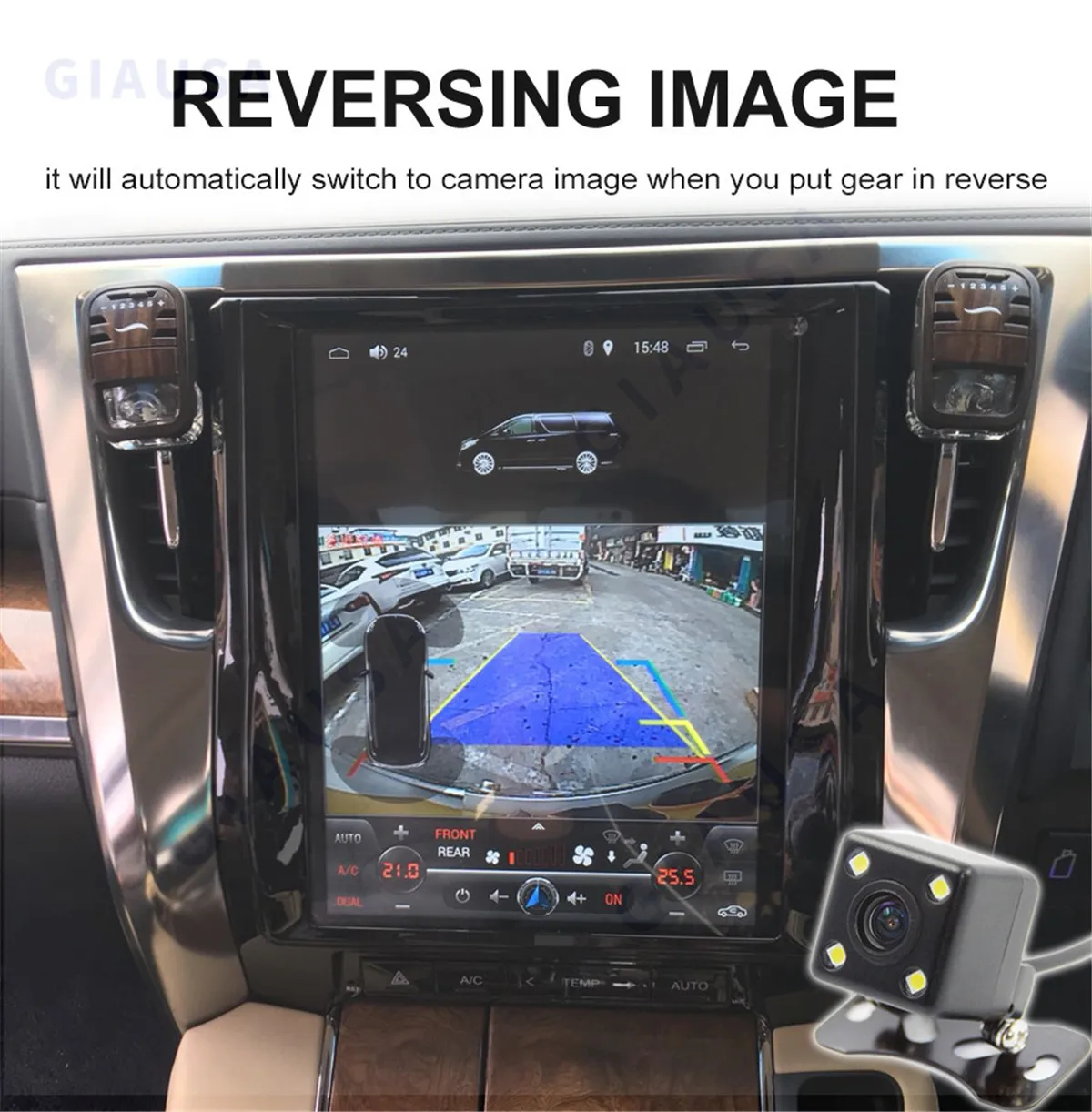 For Toyota Alphard 30 Vellfire 30 2015 - 2020 Android Car Radio 2Din Stereo Receiver Autoradio Multimedia Player GPS Navi Unit
