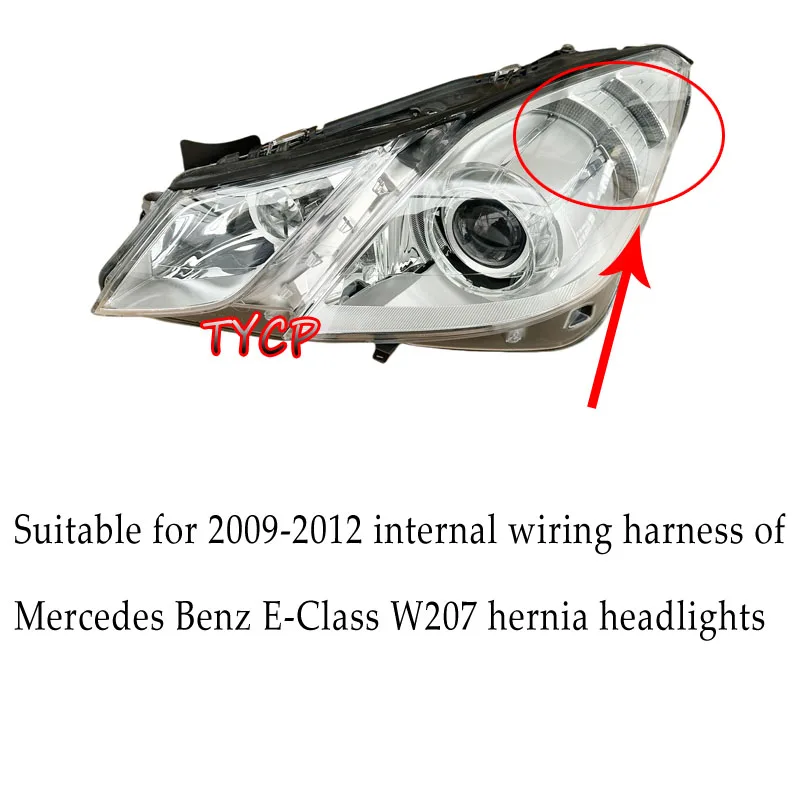 Suitable for 2009-2012 Mercedes Benz E-Class Coupe W207 E300 E350 Headlight Internal Wiring Harness Plug Wire Group Circuit