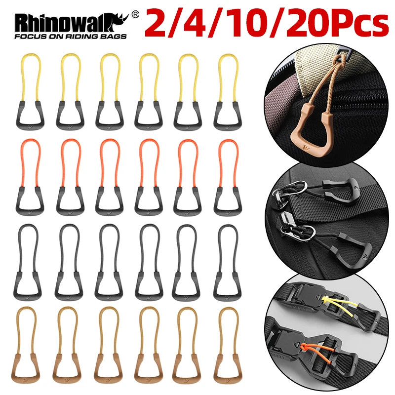 Rhinowalk Estrattori per cerniere 2PCS/4PCS/10PCS/20PCS Estrattore per anelli Refit a quattro colori per borsa da moto e accessori per borse da bicicl