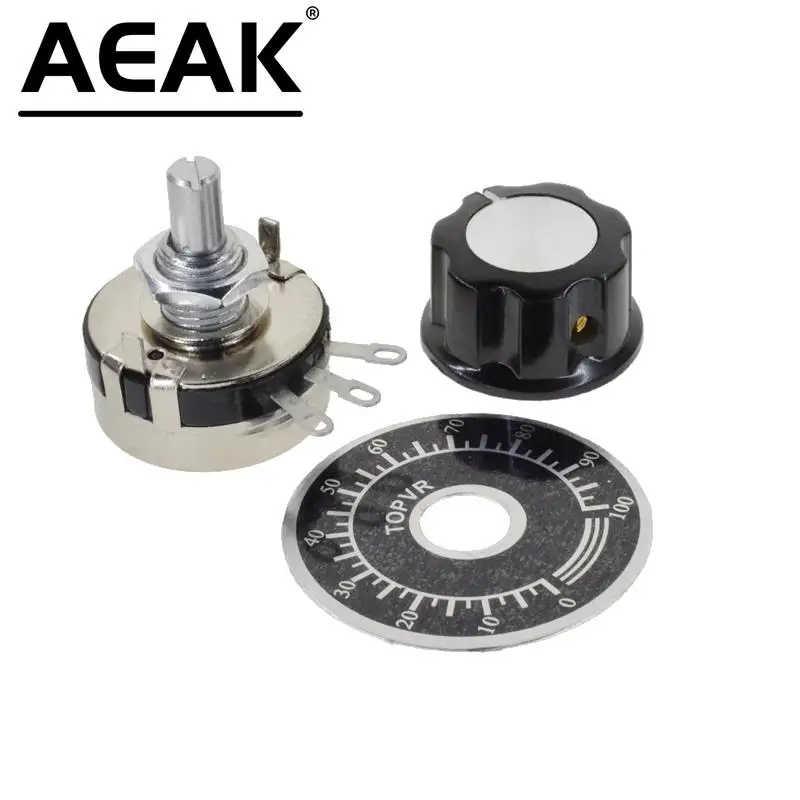 WTH118 DIY Kit Parts 2W 1A Potentiometer 1K 2.2K 4.7K 10K 22K 47K 100K 470K 1M