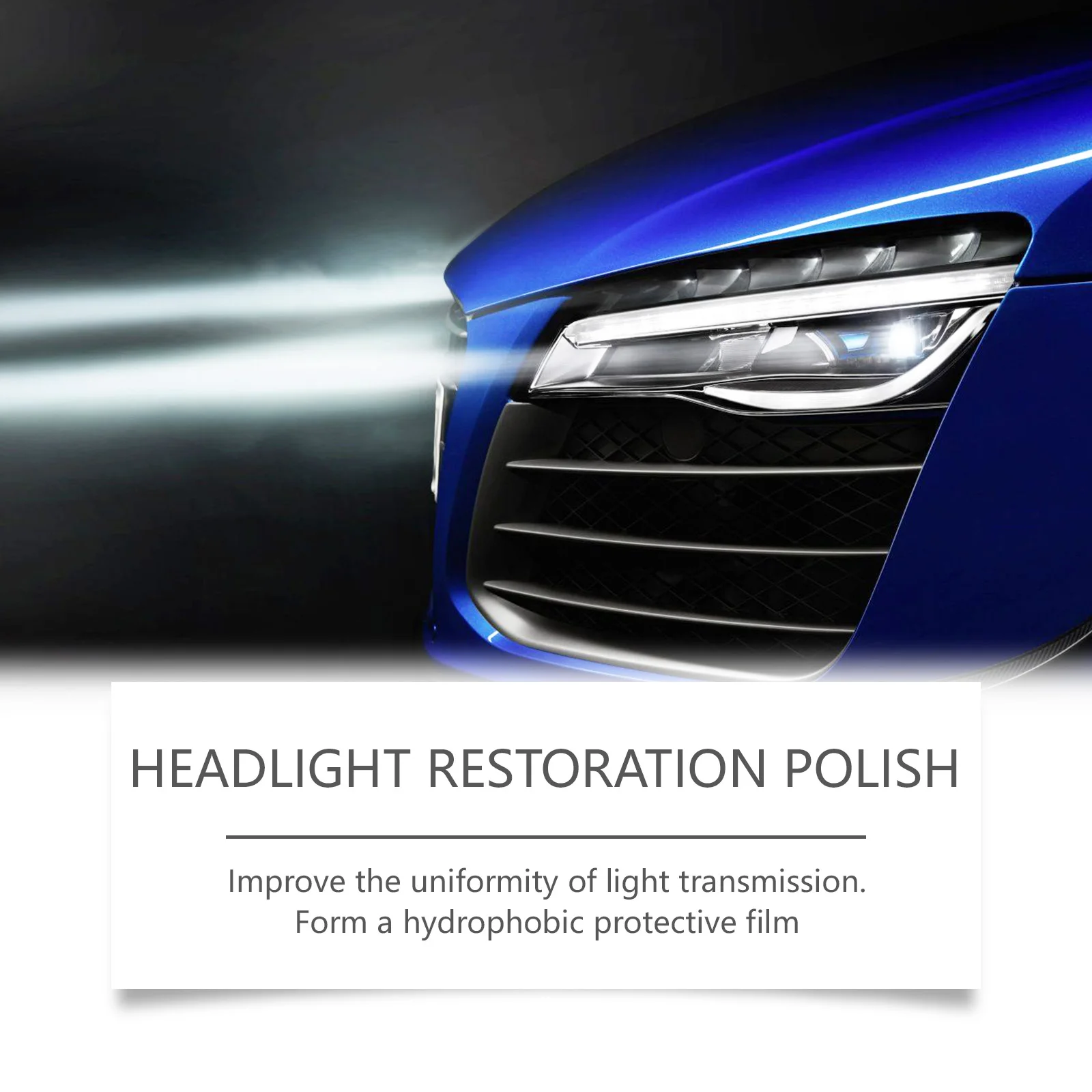 رذاذ Rayhong للعناية بمصباح السيارة الأمامي سعة 120 مل - معزز للشفافة ومقاوم للماء ومضاد للضباب - عاكس الضوء البلاستيكي/الزجاجي المتوافق #5