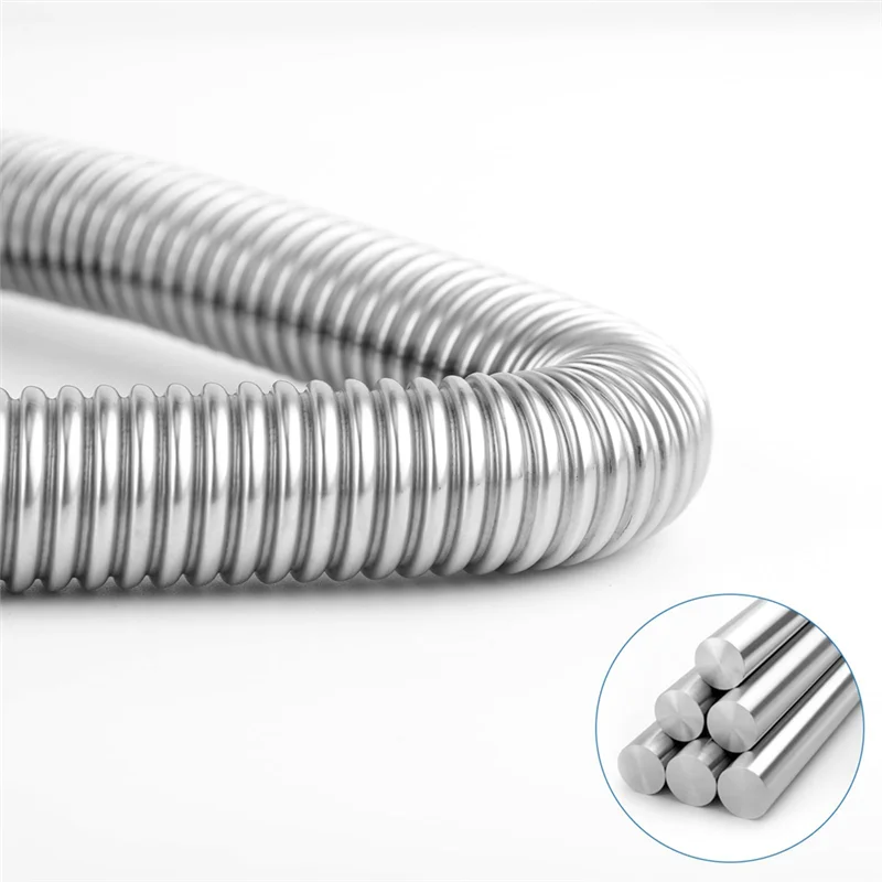 F-T 59인치 히터 배기 파이프, 발전기용 1인치 내경 유연한 배기 튜빙 배기 호스