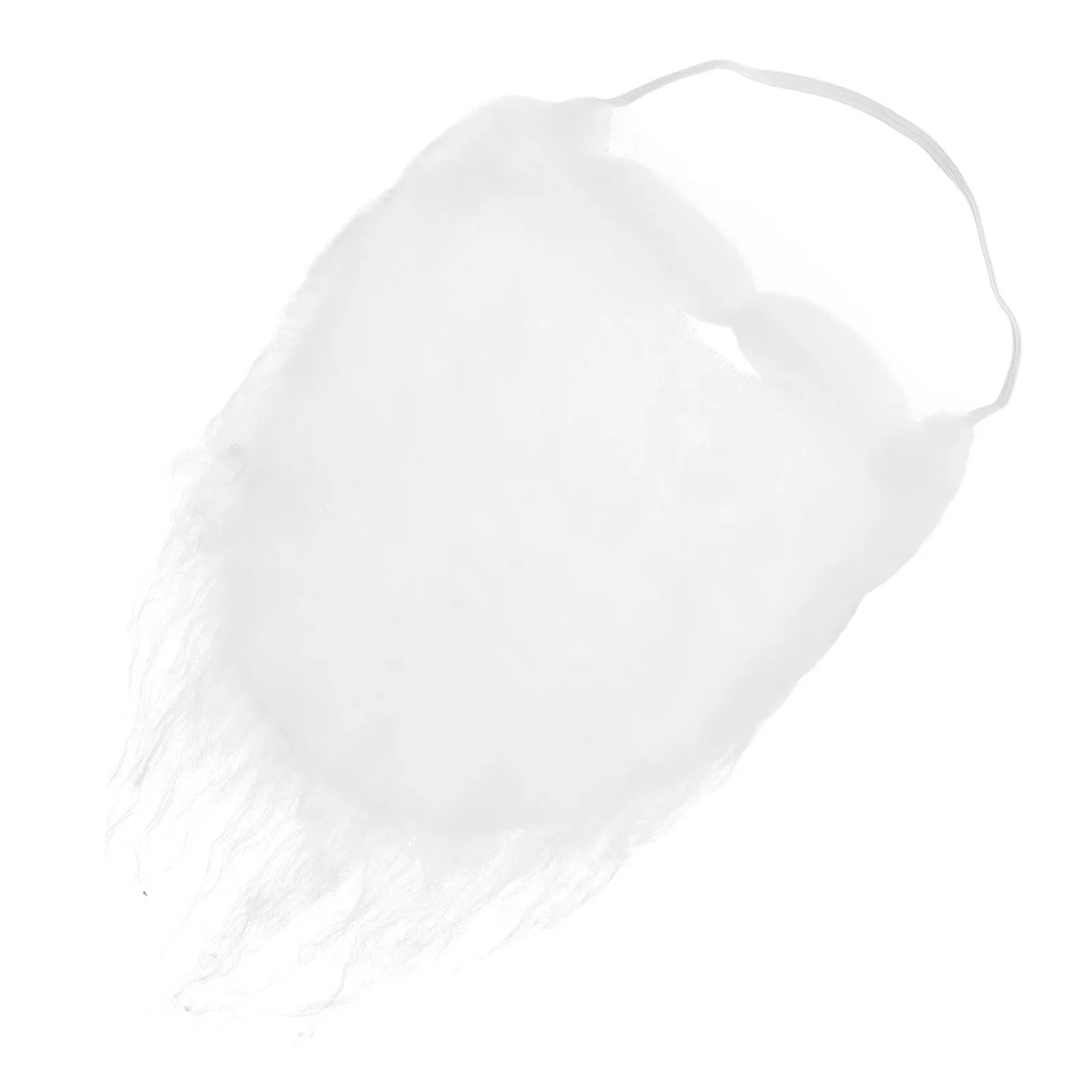 

Santa Cosplay with Curly Beard for Christmas Party Costume Festival Performance White Santa Claus Beard Accessory