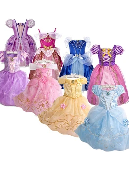 Children Princess Costume Party Fancy Flower Vestido New 2024 Christmas Birthday Carnival…
