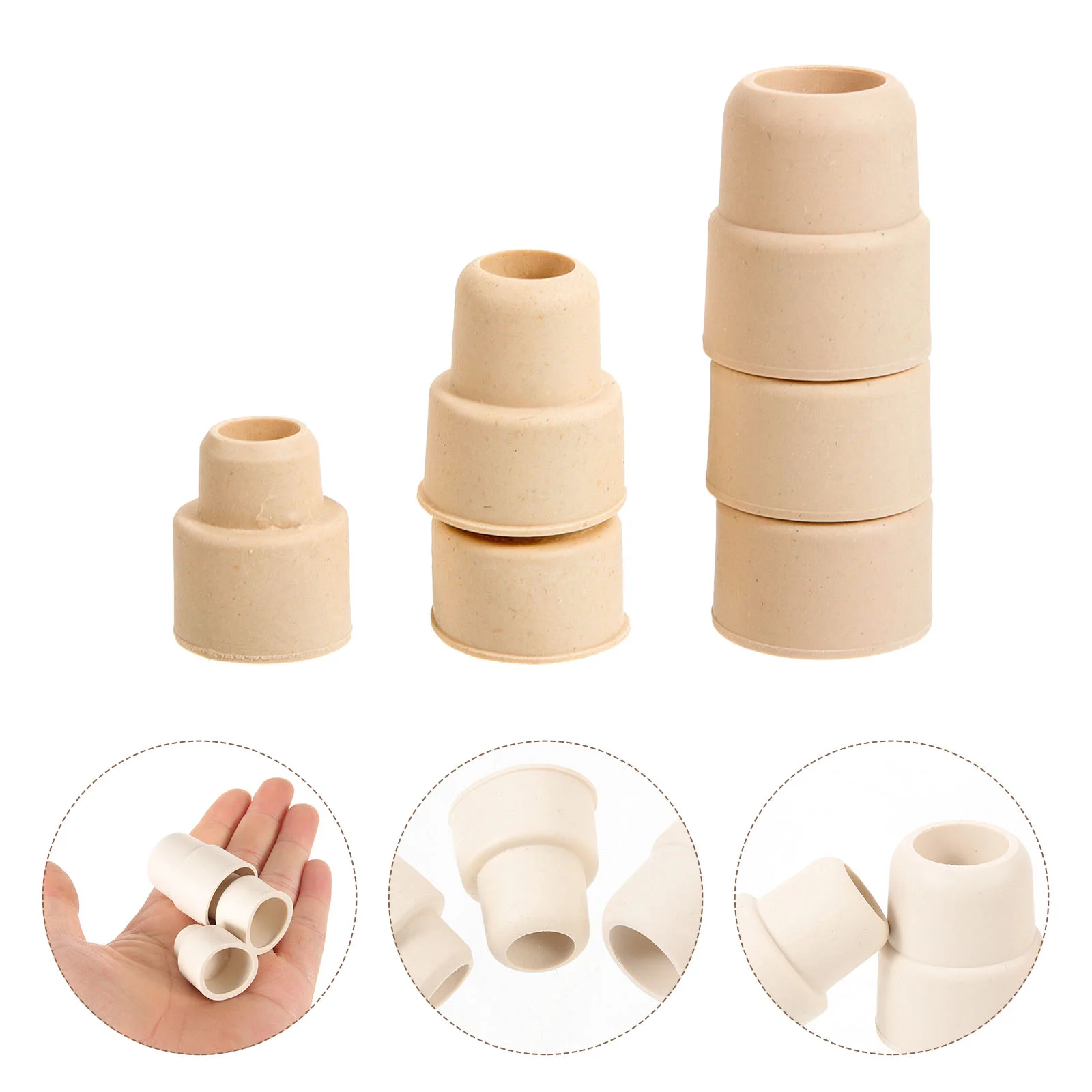 30 Pcs Flask Stopper Household Tube Daily Jug Rubber Multi-function