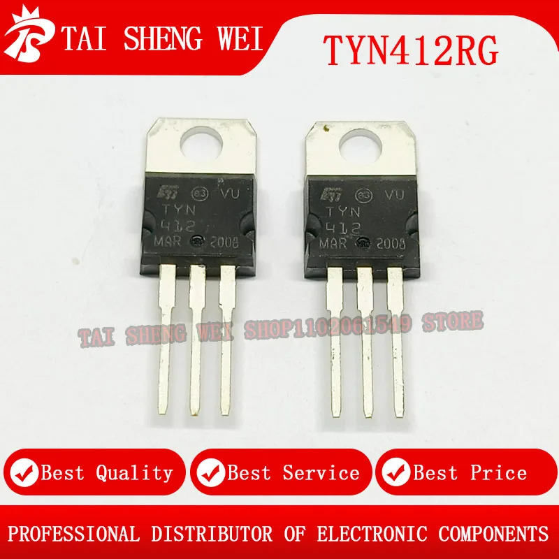 

10PCS TYN412RG TYN412 TYN 412 12A 400V TO-220 TO220 NEW