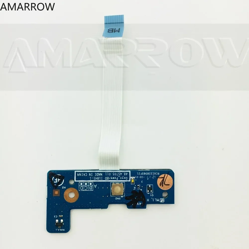 Original for HP DV6-7000 DV7-7000 TPN-W108 Power Button Board Switch Board 48.4sT05.011 48.4ST16.011