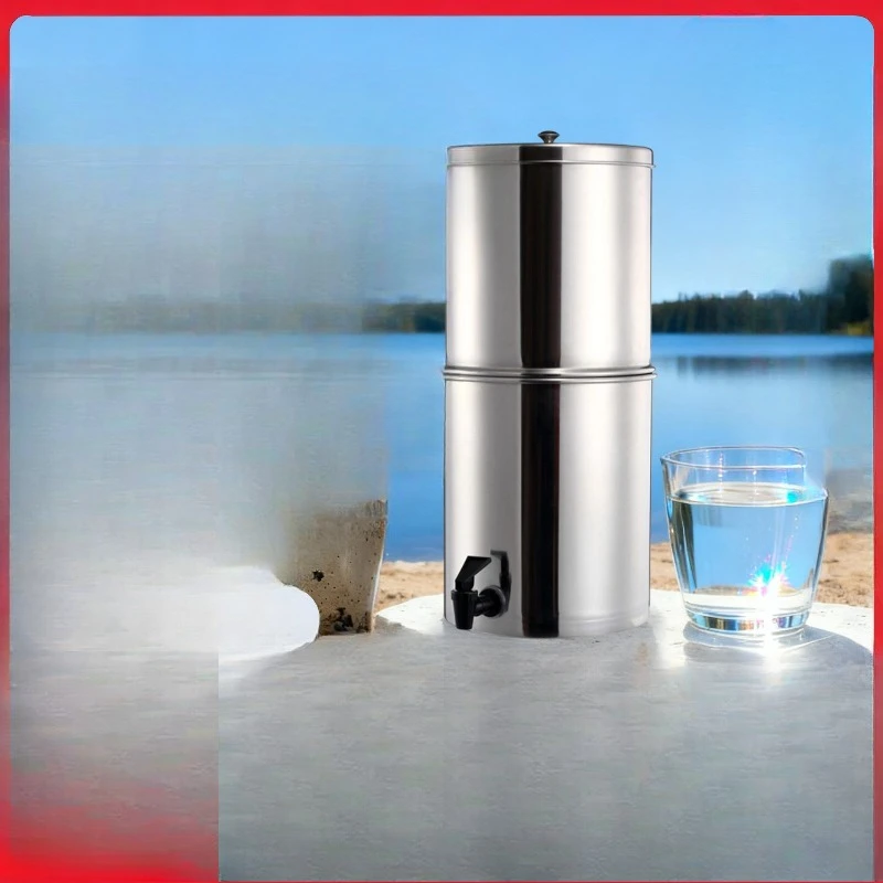 

Stainless steel household kitchen direct drinking water purifier, emergency disaster relief ceramics