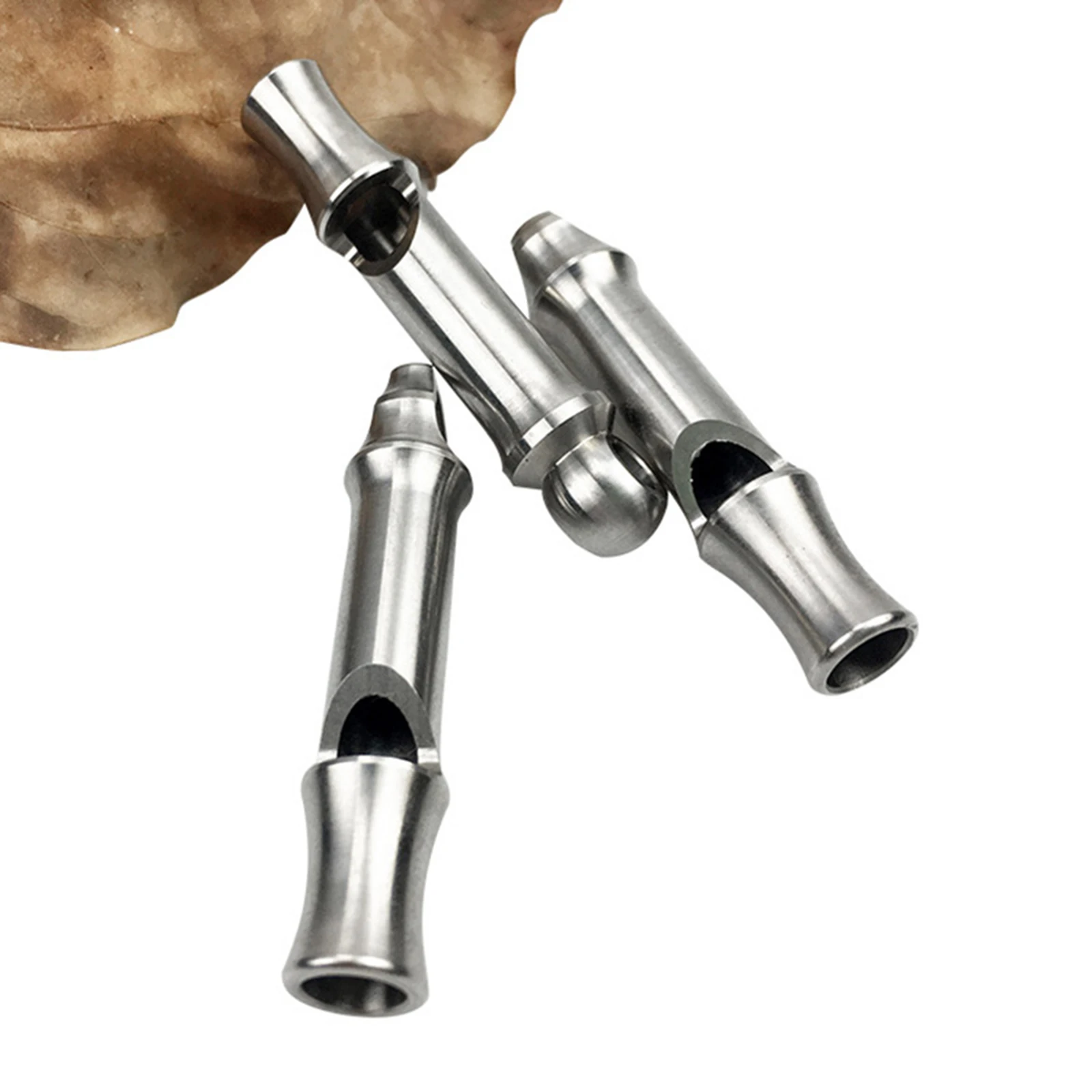 

1Pc Pipe Whistle Multifunctional Aluminum Emergenc1y Survival Whistle Keychain For Camping Hiking Outdoor Tools Training Whistle