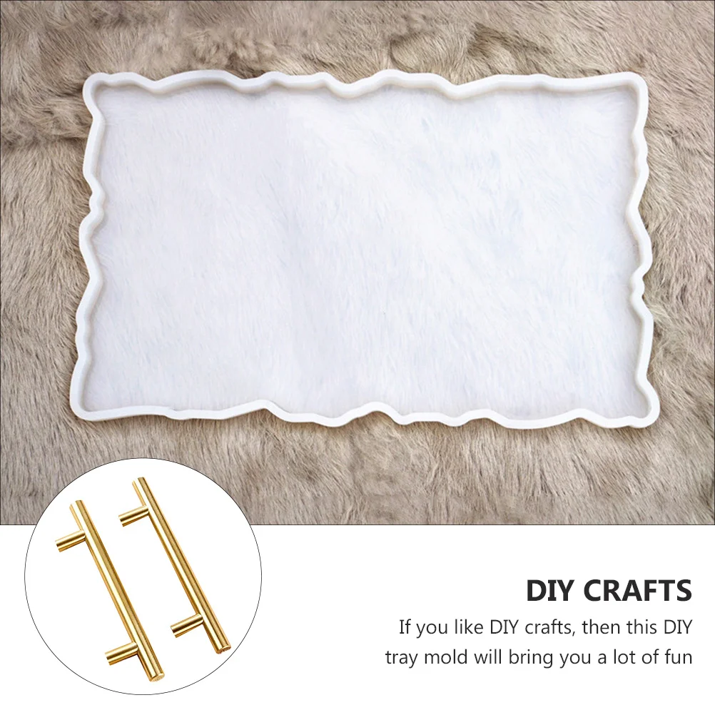 1 مجموعة قالب من السيليكون لتقوم بها بنفسك صينية الحرفية عدة راتنجات الايبوكسي كريستال لوحة الملحقات السلس غير عصا سهلة إزالة القوالب المجوهرات #1